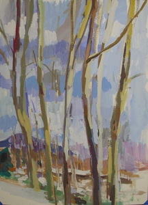 Martha Hayden Holiday Gifts gouache