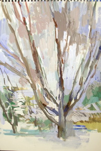 Martha Hayden Holiday Gifts gouache