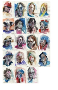 Martha Hayden Portrait Sketches 