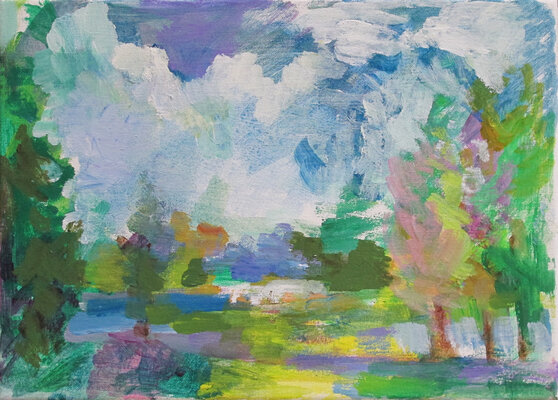 Martha Hayden New Works 2025 Acrylic on Canvas