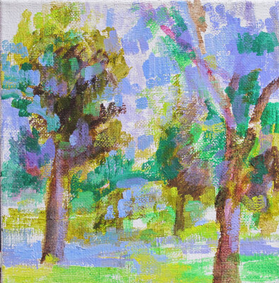 Martha Hayden New Works 2025 Acrylic on Jute