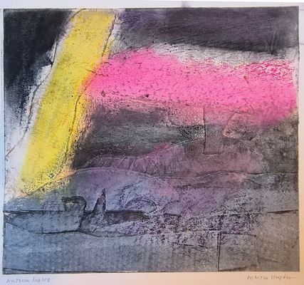 Martha Hayden Prints  Viscosity Collagraph