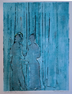 Martha Hayden Prints  Viscosity Collagraph