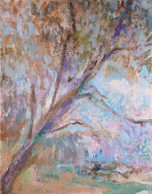Martha Hayden New Works 2026 acrylic on jute