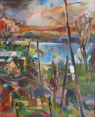 Martha Hayden Retrospective oil