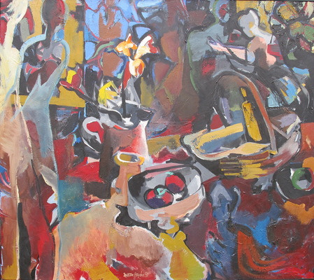 Martha Hayden Retrospective oil