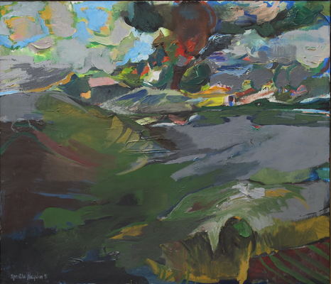 Martha Hayden Retrospective oil