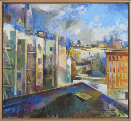Martha Hayden Retrospective oil