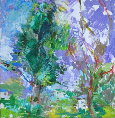Martha Hayden Retrospective Acrylic
