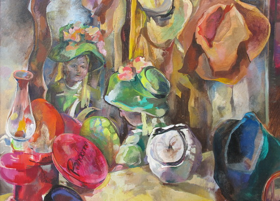 Martha Hayden Retrospective acrylic