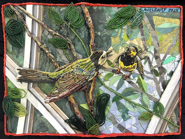 Mary McCleary Small Collages Mixed Media Collage on Paper