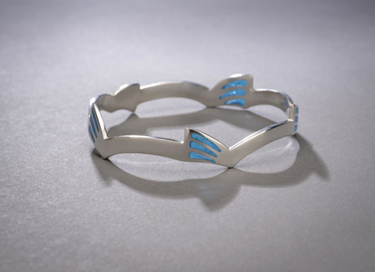 matina bourmas jewellery 925 silver, plique-a-jour enamel