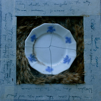 Meg Tweedy Studio Poetry Inspired Grasses, china my grandmother left to me, wire, original poem