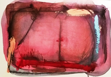 Melinda Zox  Works on paper 2012-2019 Watercolor, Ink, Gouache  on Cold Press Paper