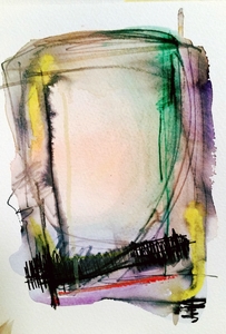 Melinda Zox  Works on paper 2012-2022 Watercolor, Ink,  on Cold Press Paper