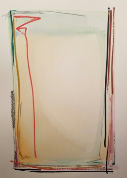 Melinda Zox  Works on paper 2012-2019 Watercolor, Gouache, Pencil on Cold Press Paper