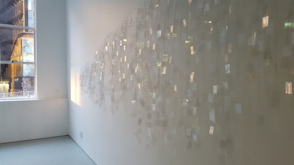 Michelle Mayn 2018 - A Light Reflection Cellulose Acetate, Music Wire (High Carbon), light, steel cable wire