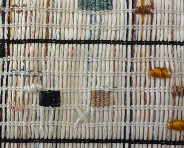 Michelle Mayn Tauira Of Life (2015) NZ Flax Fibre (Muka)/Phormium Tenax, Tanekaha, Ruarekau, Indigo and Commercial Dye