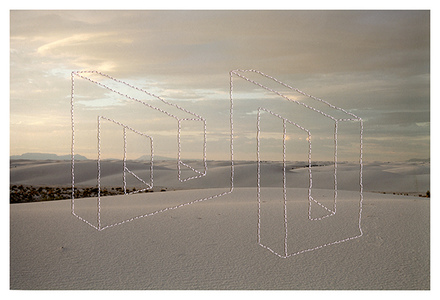 Millee Tibbs Impossible Geometries Archival Digital Print + Thread
