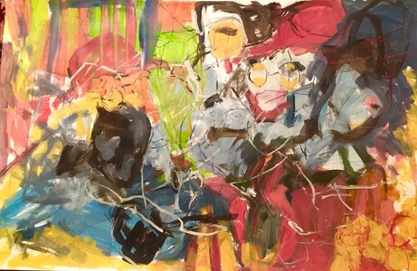 Nina Benton Image Gallery 1 Acrylic, Charcoal on Paper