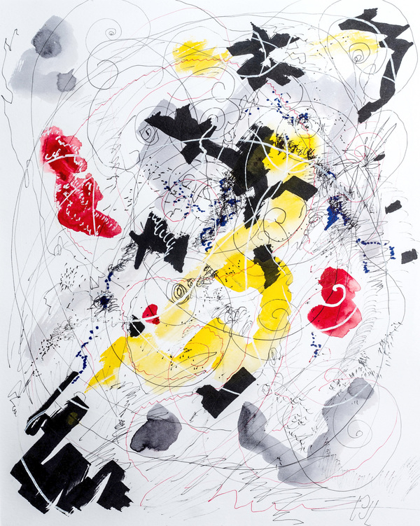   Gallery 2: Paintings  #16 - 30: 2017 watercolor with pen and ink