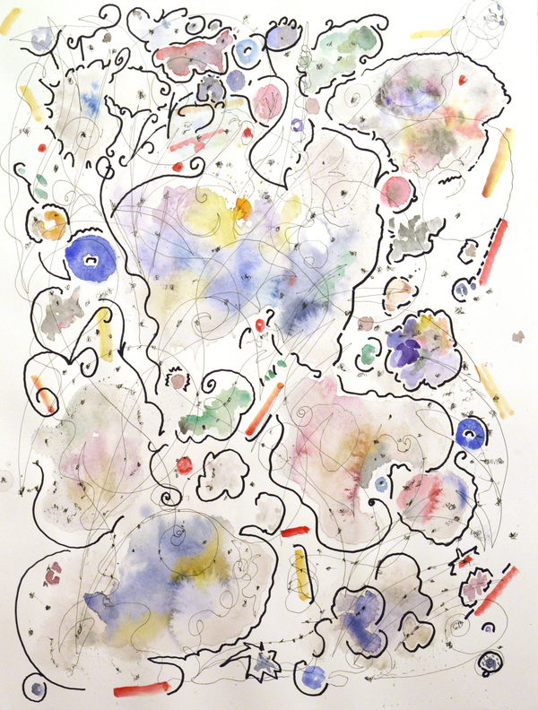   Gallery 2: Paintings  #16 - 30: 2017 watercolor with pen and ink