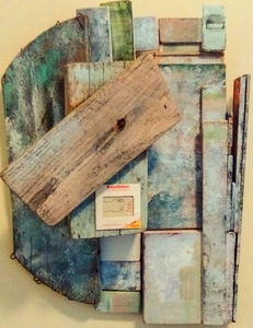 Pete Seligman Constructions Wood and collage
