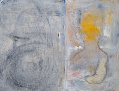 Pete Seligman Paintings oil, cold wax medium, charcoal, collage on panel