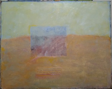 Pete Seligman Paintings Oil and paper on canvas