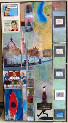 Pete Seligman Collages Collage & acrylic on wood