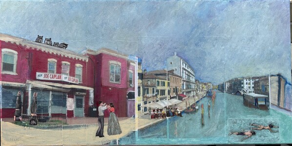 Pete Seligman Paintings oil & cold wax medium on canvas