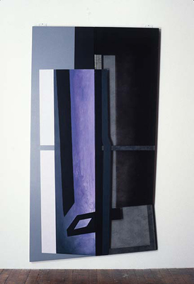PIERRE LOUAVER  WORK 1991-1997 oil paint on polyester, canvas and plexiglass