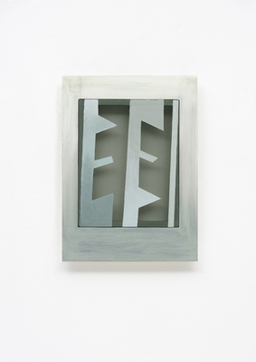 PIERRE LOUAVER TOPOI PAINTINGS acrylic paint on polyester & oil paint on plexiglass frame