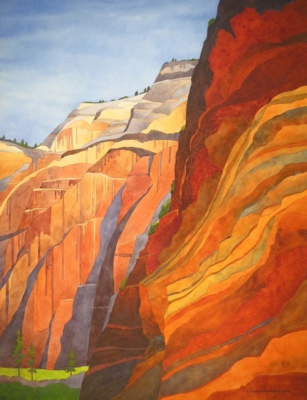 Rebecca Livermore | Paintings National Parks watercolor on paper
