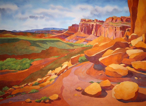 Rebecca Livermore | Paintings Capitol Reef & Torrey watercolor on paper