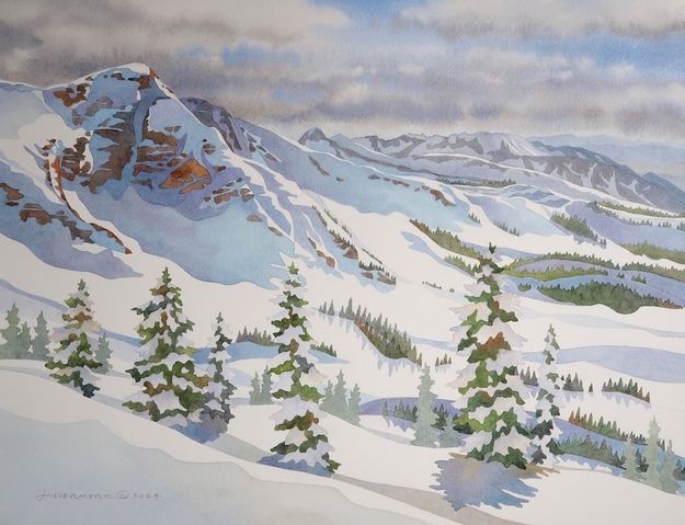 Rebecca Livermore | Paintings UTAH – NORTHERN watercolor on paper