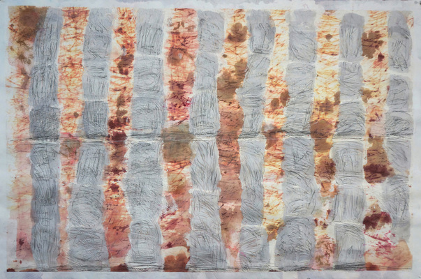 ROBERT SOLOMON works on paper 2012-2015 modified plaster, graphite, stain, ink on paper