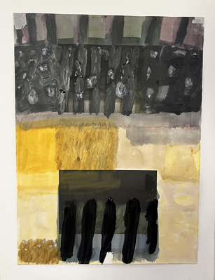 ROBERT SOLOMON  works on paper 2025 acrylic on inkjet on paper