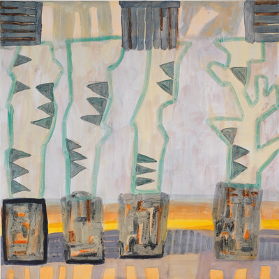 ROBERT SOLOMON  NATURE a acrylic on canvas