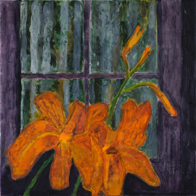ROBERT SOLOMON  NATURE a acrylic on canvas