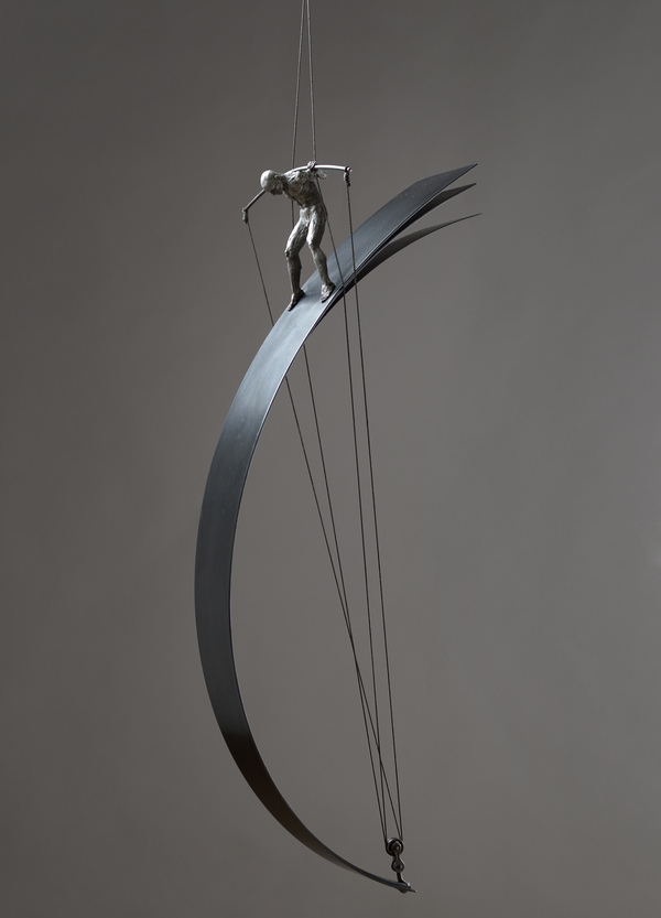  In Extremis Bronze, steel, string