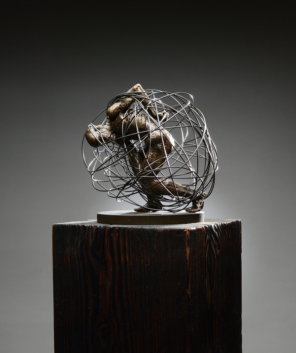  Shadows of Doubt Bronze, steel, Douglas fir