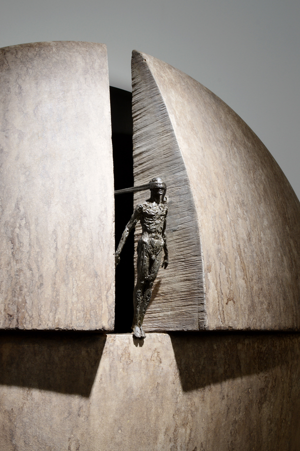  Shadows of Doubt Bronze, cement, steel