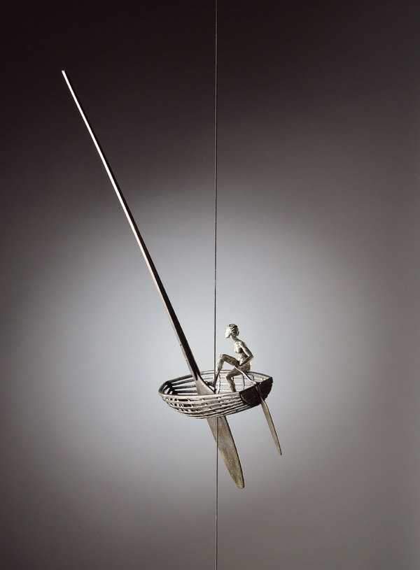  Peripheral Visions Bronze, steel, lead, wax