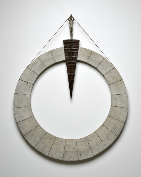  Recent Works Bronze, polymer-gypsum, steel, string