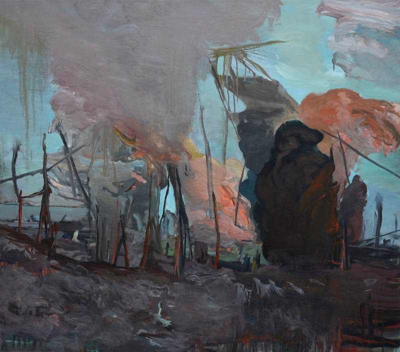  Battlegrounds (series) Oil on linen