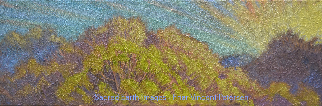 Friar Vincent Petersen Sacred Earth Collection Gallery 1 Acrylic & Sand on Canvas
