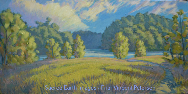 Friar Vincent Petersen Sacred Earth Collection Gallery 1 Acrylic on Canvas