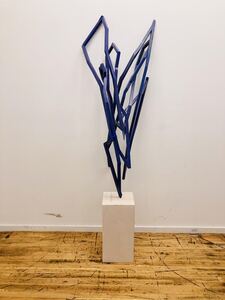 Seth Callander Recent sculpture Painted white oak