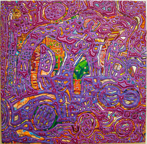 STEVEN CHARLES 2000 - 2010 acrylic on canvas 